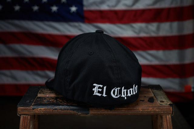 El Cholo Hat with an American Flag background.  