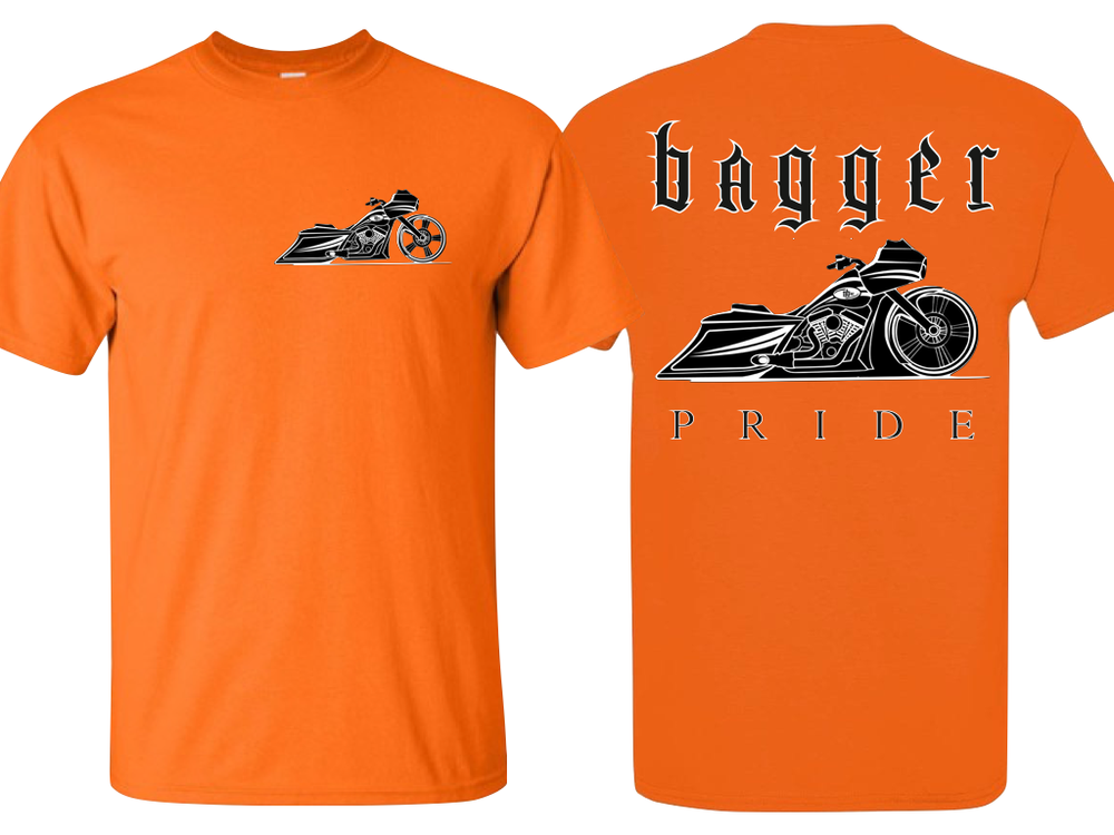 Orange Bagger Pride T-Shirt. 