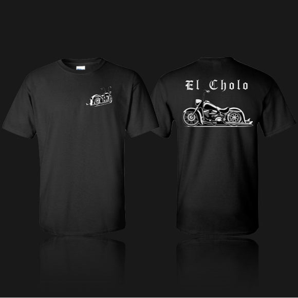 Front and back view of the Cholo shirt. 